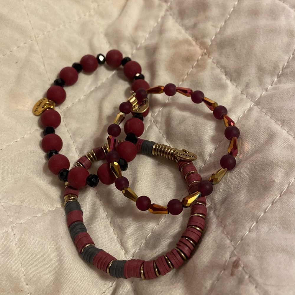 Erimish purple bracelet stack- new - Picture 2 of 6
